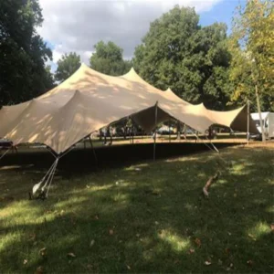 Stretch Bedouin Tent PVC 650gsm Fabric One Side Waterproof Fire Resistance CPAI84 UV Resistance For Party Music Festival