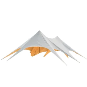 Stretch Tent Double Peak Lotus Canopy Extra Large Giant Cloud Top Canopy Outdoor Camping Camp Tent