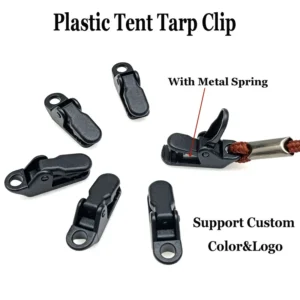 Strong Plastic Windproof Alligator Clips Crocodile Secure Tarp Snap Clamps for Awning Canopy Camping Tent Accessories