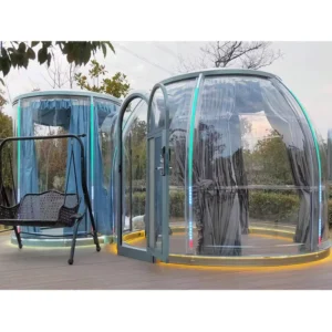 Stylish Luxury Outdoor Glamping Dome Tent Clear PC Starry Sky Bubble Room Premium Transparent House Camping Hotel & Restaurant