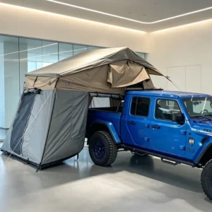Sun ProtectionSlim Breathable Soft Top Car Rooftop Tent Big Inner Space Suv Offroad Outdoor Camping Universal Vehicle Roof Tent