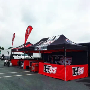 Sunshine Company100Customizable Indoor Printed Stretch Trade Show Portable Exhibition Booth Tent Made of Aluminum Alloy Material
