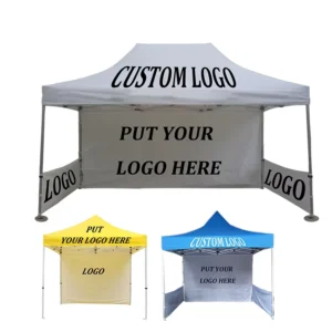 Supplier Custom Advertising Tents Easy-up Folding Gazebo Outdoor Custom Tent Trade Show