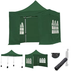 Supply Top Quality 2×2 2×3 3×3 3×4.5 3×6 3x9m Camping Steel Tent