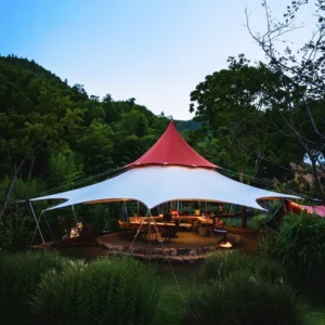 Supporting Catering Hotel Tent Outdoor Entertainment Parent Child Leisure Holiday Weatherproof Painted Galvanized Steel