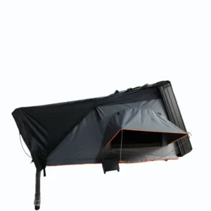 T07 2-3 Person Oxford Fabric Aluminum Shell Four Season Rooftop Tent Double Layer Waterproof Roof Quick