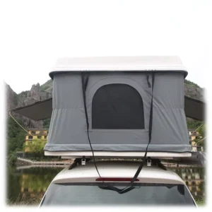 Tearproof Car Hard Shell Roof Top Tent for Hiking Camping 2 3 People