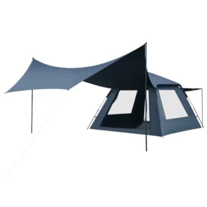 Tent Outdoor Canopy Foldable All-in-One Portable Blackened Sunscreen Camping Thick Waterproof Gear