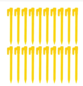 Tent Pegs Outdoor Travel Camping Tent Stakes Plastic Windproof Beach Mat Nails