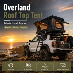 Tente De Toit Rigide Aluminum Hard Shell Pop up Rooftop Tent for 4×4 Offroad