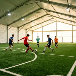 Thermal Insulated Sports Tent Snow Proof Modular Sports Hall for Winter Indoor Sports Training