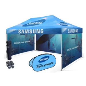 Thickened Aluminum Alloy Rectangular Retractable 3×45 Outdoor Advertising Tent Custom-printed LOGO Trade Show Promotional