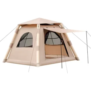 Thickened Waterproof Oxford Cloth Quick Opening Easy Pop up Portable Outdoor Camping Inflatable Tent Family Four season 6 8