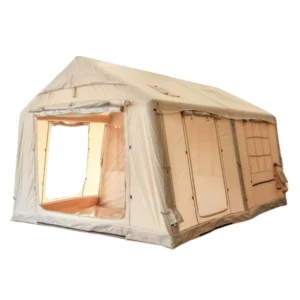 Three-Door Two-Skylight 420D Oxford Inflatable Tent with Partitions