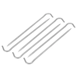Titanium Tent Peg Stake Set with Pull Cords, Camping Tools