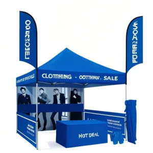 Top Fashion 600D Oxford Fabric 3X3 Canopy Customizable Logo Printing Trade Show Tent for Indoor and Outdoor Use Black