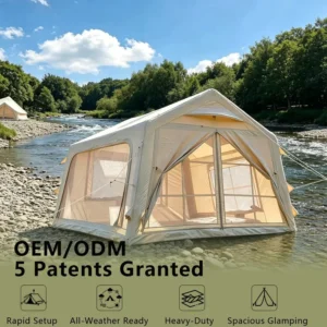 Top Rated Rainproof Family Inflatable Tent for Outdoor Camping