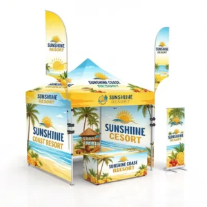 Trade Show Booth Aluminum Frame Canopy Tent Custom Logo Printing Gazebo Awning Pop up Tent for Business Event