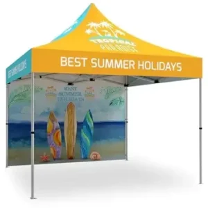 Trade Show Canopy Tent Waterproof PVC Cover Aluminum Frame Pop up Gazebo Outdoor Events Exhibitions Advertising Custom Logo