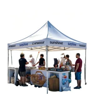 Trade Show Canopy With Sidewalls Heavy Duty Tent Outdoor Event Shelter UV Protection Custom Exhibition 10×10 10×20 FT