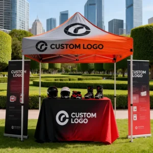 Trade Show Custom Show Promotional Folding Portable Booth Advertising Merchandise Tents with logo Canopy for Outside Events