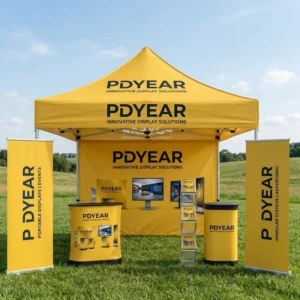 Trade Show Display Tent Custom Logo Folding Lightweight Pop up Gazebo for Advertising Events