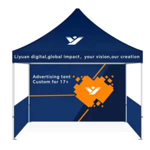 Trade Show Folding Aluminum Frame Custom Print Pop Up Canopy Gazebo Awning Shelter Outdoor Tent