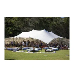 Trade Show Folding Beach Shelter Aluminum Frame Stretch Tent Canopy Four-Season Waterproof UV-Resistant Fire-Retardant