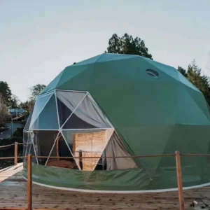 Trade Show Geodesic Dome Steel Structure Camping Hotel Glamping Dome House Tent