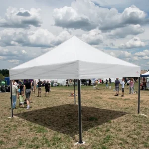Trade Show Pop-up Canopy Tent, Waterproof, Portable 10×10, Aluminum, Polyester, Custom Color, Indoor and Outdoor