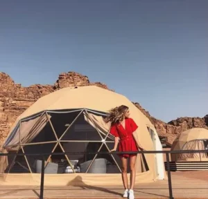 Trade Show Tent 4m 5m 6m 7m Small Geodesic Dome Greenhouse Party Camping House Tent for Hotel