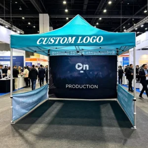 Trade Show Tent Custom Logo 3X3 Full Color Print Event Tent Outdoor Exhibition