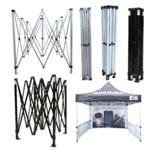Trade Show Tent Frame 10X10FT 10X15FT 10X20FT Aluminum Steel Foldable Waterproof Easy Installation Outdoor Advertising Tent