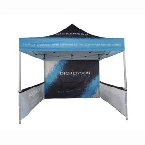 Trade Show Tent Pop Up Canopy Aluminum Frame Waterproof Indoor/Outdoor 10x10ft All Seasons Customizable for Sport Events