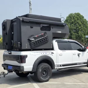 Transformer Qian Camper Full Size Hard Pop Up Truck Camper with Hard Shell Rooftop Tent