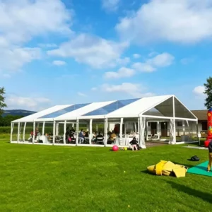 Transparent Aluminum Fame PVC Tent Outdoor Luxury Party Tent With Decoration Lining