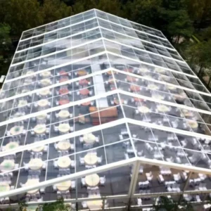 Transparent Basketball and Badminton Event Marquee Tent
