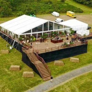 Transparent Clear Span Event Tents for 200 People Wedding Party