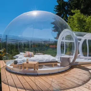 Transparent Color Ball Style Continuous Inflation Bubble Ball House for Product Display Wedding Model Shooting