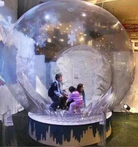 Transparent Customized Inflatable Bubble Tent for Interactive Games and Christmas Globe Dome