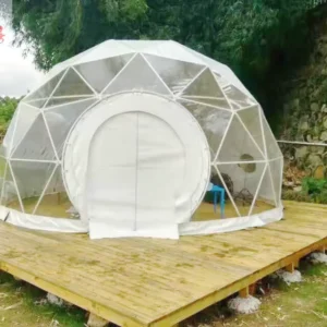Transparent Hotel Camping Prefab Tent Waterproof Igloo Glamping Geodesic Dome House Tent