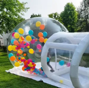Transparent Inflatable Bubble Bounce House Kids Party Fun Clear Inflatable Crystal Igloo Dome Balloon Bubble Tent