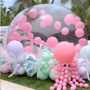 Transparent Inflatable Bubble House Trampoline for Kids’ Parties