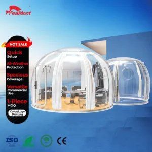 Transparent Inflatable Bubble Tent for Glamping and Stargazing