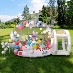 Transparent Inflatable Bubble Tent for Outdoor Camping with Castle Design