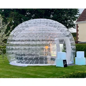 Transparent Inflatable Dome Bubble Yurt Tent with Starry Sky Design for Outdoor Events
