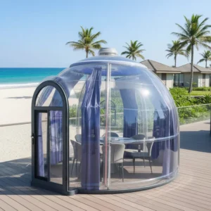 Transparent Inflatable Igloo Bubble House Camping Tent for Parties and Prefab Round Houses