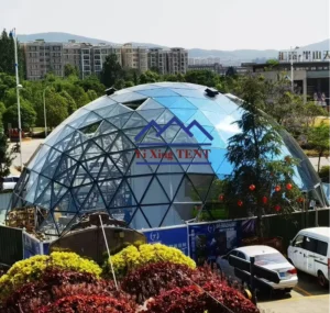 Transparent PC Geodesic Dome Tent Glass Ball Bubble House 360° Panoramic Star View Outdoor