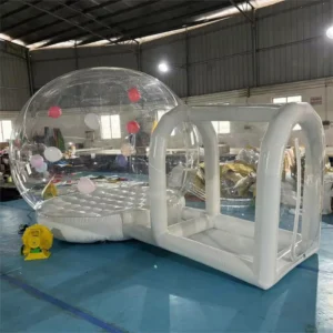 Transparent PVC Inflatable Dome Tent Bubble House with Blower for Flying Balloons