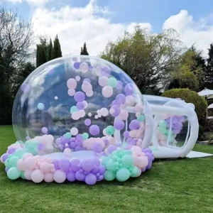 Transparent PVC Inflatable Igloo Dome Bubble House Tent for Camping, Weddings, and Parties